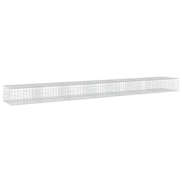 vidaXL Gabión s drôtom 5 mm a sieťou 10x10 cm 700x100x50 cm – Obrázok 2