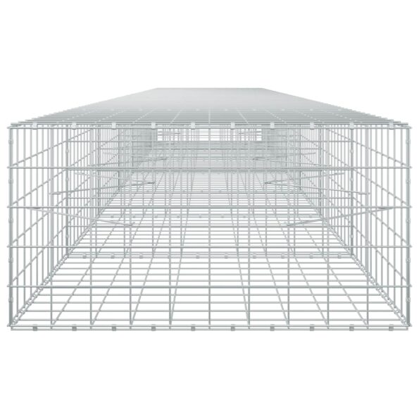 vidaXL Gabión s drôtom 5 mm a sieťou 10x10 cm 700x100x50 cm – Obrázok 4