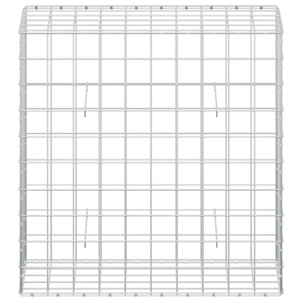 vidaXL Gabión s drôtom 5 mm a sieťou 10x10 cm 50x100x100 cm – Obrázok 4