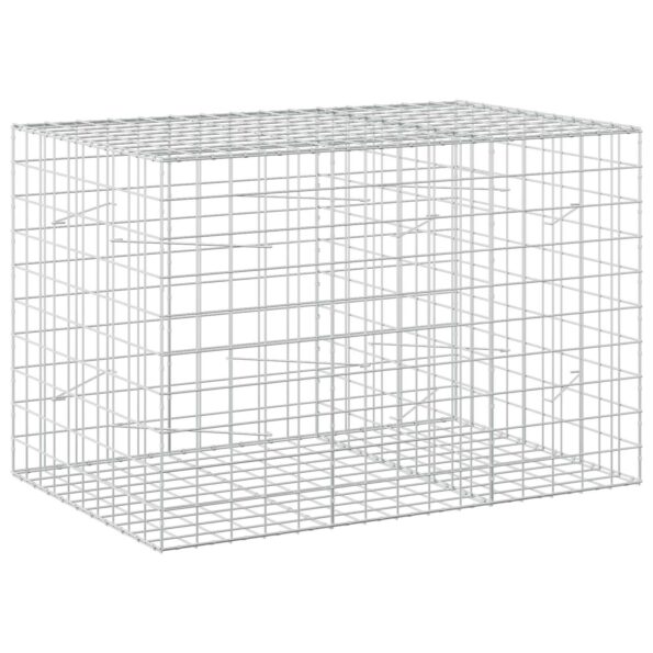 vidaXL Gabión s drôtom 5 mm a sieťou 10x10 cm 150x100x100 cm – Obrázok 2