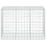 vidaXL Gabión s drôtom 5 mm a sieťou 10x10 cm 150x100x100 cm – Obrázok 3