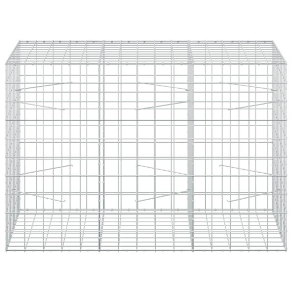 vidaXL Gabión s drôtom 5 mm a sieťou 10x10 cm 150x100x100 cm – Obrázok 3