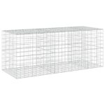 vidaXL Gabión s drôtom 5 mm a sieťou 10x10 cm 250x100x100 cm – Obrázok 2