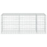 vidaXL Gabión s drôtom 5 mm a sieťou 10x10 cm 250x100x100 cm – Obrázok 3
