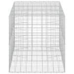 vidaXL Gabión s drôtom 5 mm a sieťou 10x10 cm 250x100x100 cm – Obrázok 4