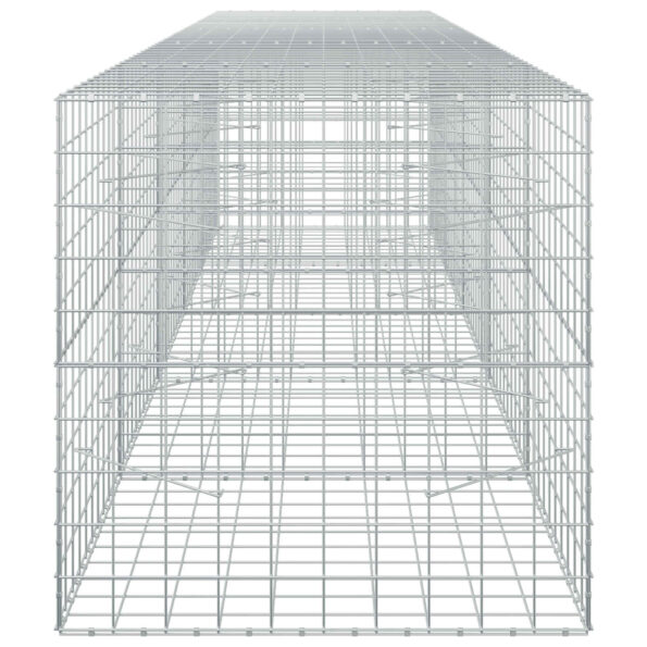 vidaXL Gabión s drôtom 5 mm a sieťou 10x10 cm 500x100x100 cm – Obrázok 4