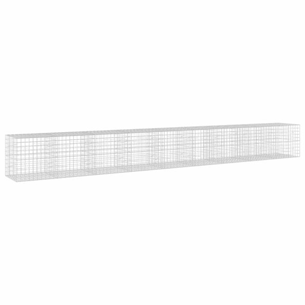 vidaXL Gabión s drôtom 5 mm a sieťou 10x10 cm 900x100x100 cm – Obrázok 2