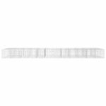 vidaXL Gabión s drôtom 5 mm a sieťou 10x10 cm 1200x100x100 cm – Obrázok 3