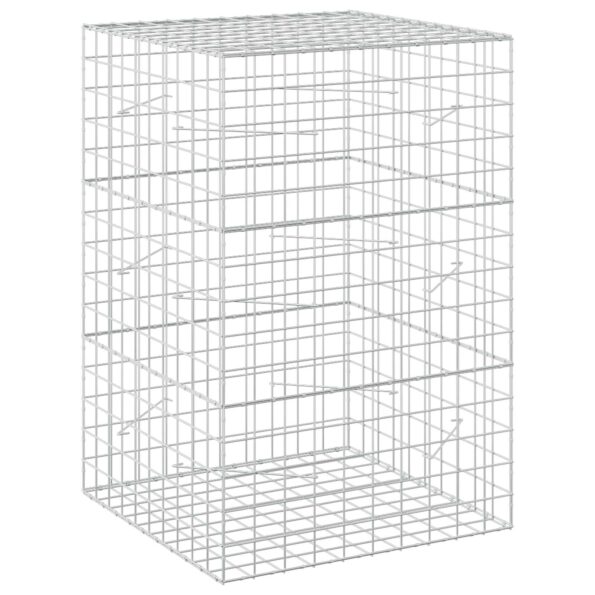 vidaXL Gabión s drôtom 5 mm a sieťou 10x10 cm 100x100x150 cm – Obrázok 2