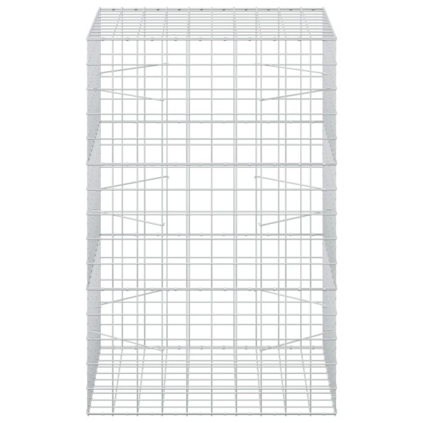 vidaXL Gabión s drôtom 5 mm a sieťou 10x10 cm 100x100x150 cm – Obrázok 3