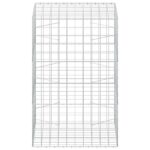 vidaXL Gabión s drôtom 5 mm a sieťou 10x10 cm 100x100x150 cm – Obrázok 4