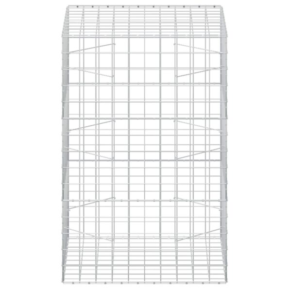 vidaXL Gabión s drôtom 5 mm a sieťou 10x10 cm 100x100x150 cm – Obrázok 4
