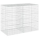 vidaXL Gabión s drôtom 5 mm a sieťou 10x10 cm 200x100x150 cm – Obrázok 2