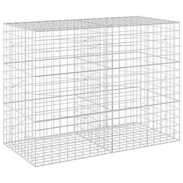 vidaXL Gabión s drôtom 5 mm a sieťou 10x10 cm 200x100x150 cm – Obrázok 2