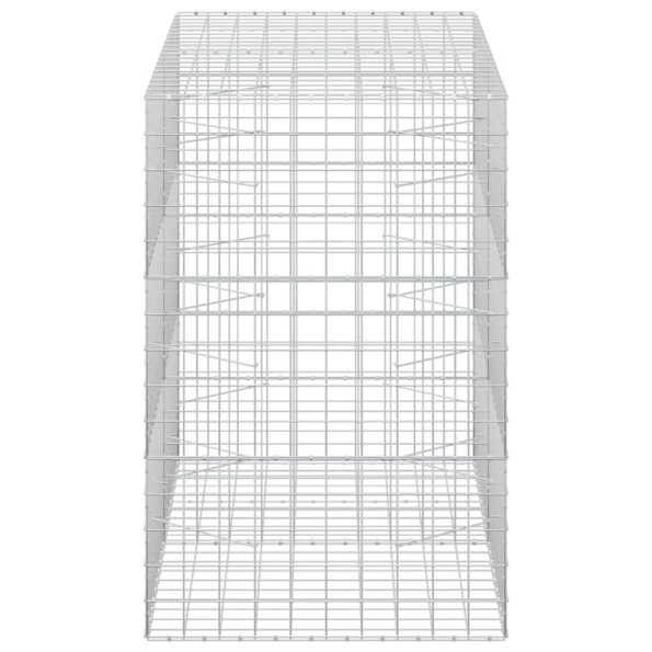vidaXL Gabión s drôtom 5 mm a sieťou 10x10 cm 200x100x150 cm – Obrázok 4