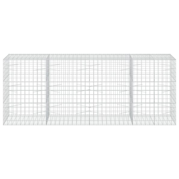 vidaXL Gabión s drôtom 5 mm a sieťou 10x10 cm 400x100x150 cm – Obrázok 3