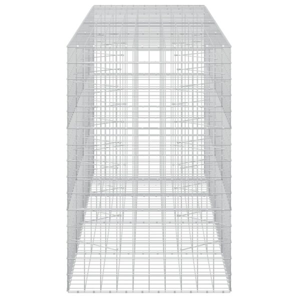 vidaXL Gabión s drôtom 5 mm a sieťou 10x10 cm 400x100x150 cm – Obrázok 4