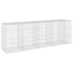 vidaXL Gabión s drôtom 5 mm a sieťou 10x10 cm 450x100x150 cm – Obrázok 2
