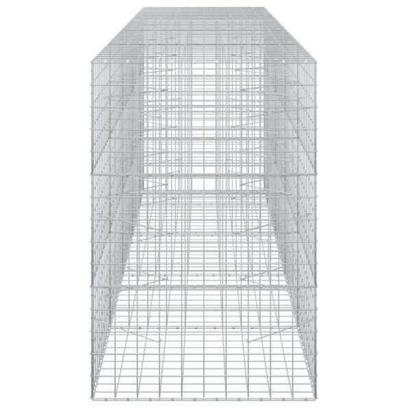 vidaXL Gabión s drôtom 5 mm a sieťou 10x10 cm 450x100x150 cm – Obrázok 4
