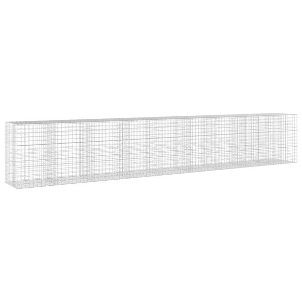 vidaXL Gabión s drôtom 5 mm a sieťou 10x10 cm 900x100x150 cm – Obrázok 2