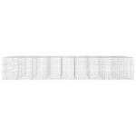 vidaXL Gabión s drôtom 5 mm a sieťou 10x10 cm 900x100x150 cm – Obrázok 3