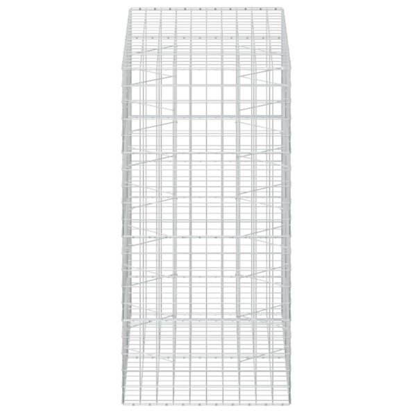 vidaXL Gabión s drôtom 5 mm a sieťou 10x10 cm 200x100x200 cm – Obrázok 4