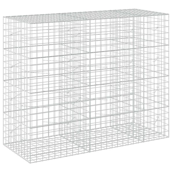 vidaXL Gabión s drôtom 5 mm a sieťou 10x10 cm 250x100x200 cm – Obrázok 2