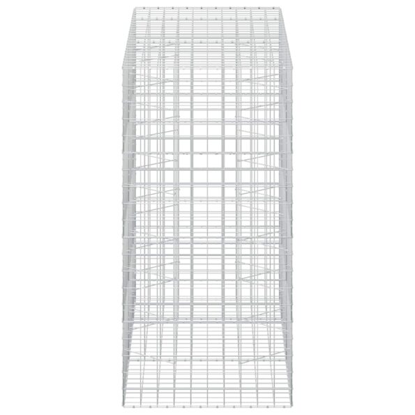 vidaXL Gabión s drôtom 5 mm a sieťou 10x10 cm 250x100x200 cm – Obrázok 4