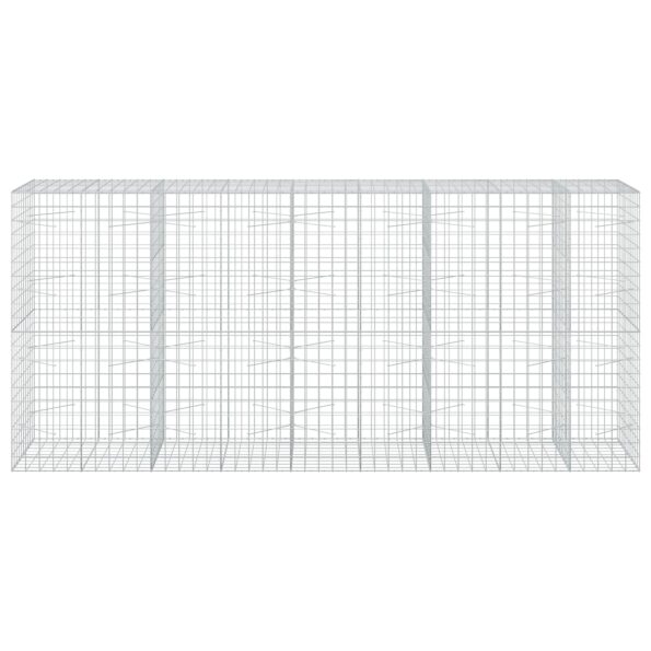 vidaXL Gabión s drôtom 5 mm a sieťou 10x10 cm 450x100x200 cm – Obrázok 3