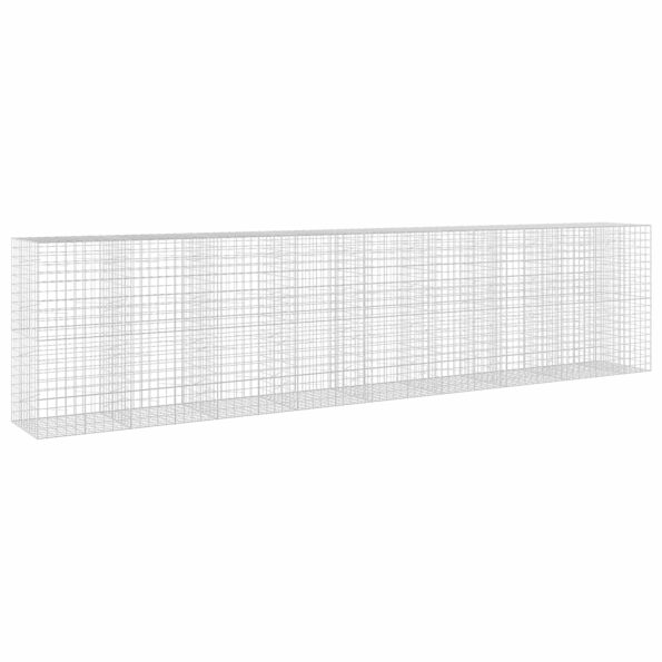vidaXL Gabión s drôtom 5 mm a sieťou 10x10 cm 850x100x200 cm – Obrázok 2