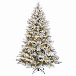 vidaXL Umelý Sklápací Vianočný Stromček 150 cm 150 LED Teplá biela – Obrázok 4