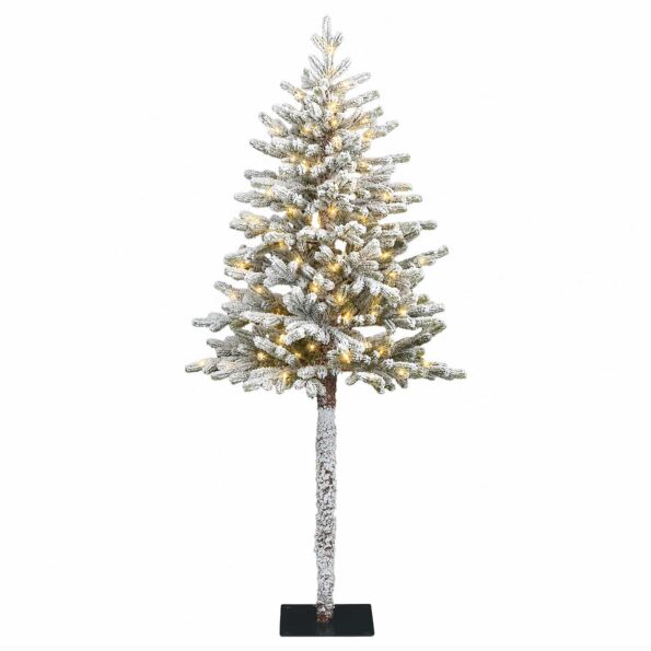 vidaXL Umelý Sklápací Vianočný Stromček 150 cm 150 LED Teplá biela – Obrázok 4