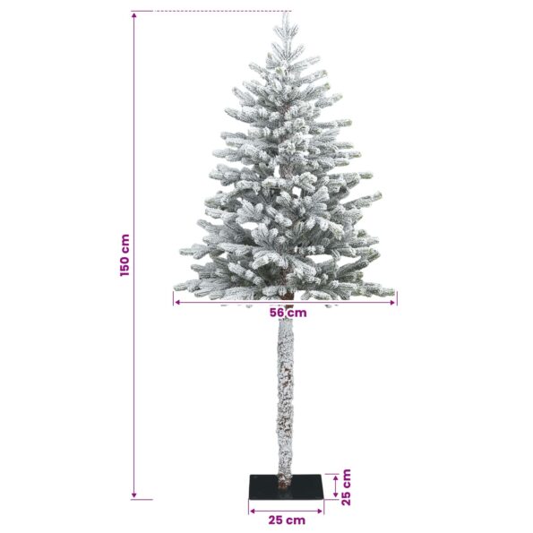 vidaXL Umelý Sklápací Vianočný Stromček 150 cm 150 LED Teplá biela – Obrázok 8