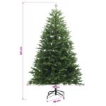 vidaXL Umelý Sklápací Vianočný Stromček 120 cm 150 LED Teplá biela – Obrázok 10
