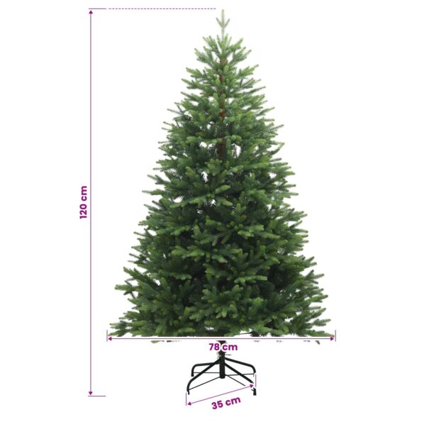vidaXL Umelý Sklápací Vianočný Stromček 120 cm 150 LED Teplá biela – Obrázok 10