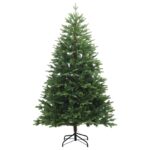 vidaXL Umelý Sklápací Vianočný Stromček 120 cm 150 LED Teplá biela – Obrázok 5