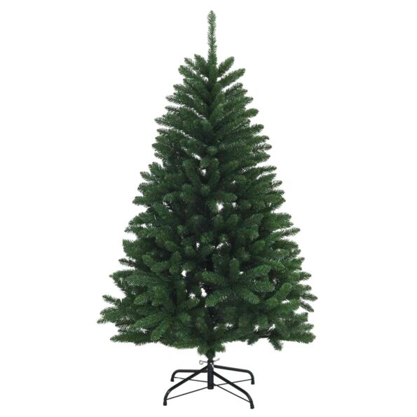 vidaXL Umelý Sklápací Vianočný Stromček 150 cm 150 LED Teplá biela – Obrázok 5