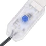 vidaXL Umelý vianočný stromček s guľami 150 cm 150 LED Teplá biela – Obrázok 8