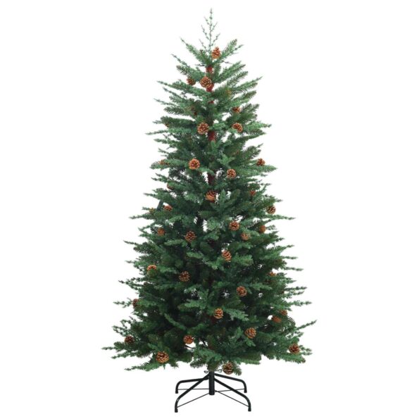 vidaXL Umelý Sklápací Vianočný Stromček 150 cm 150 LED Teplá biela – Obrázok 5