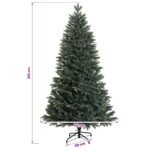 vidaXL Umelý Sklápací Vianočný Stromček 210 cm 300 LED Teplá biela – Obrázok 10