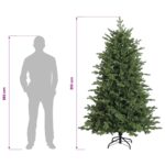 vidaXL Umelý Sklápací Vianočný Stromček 210 cm 300 LED Teplá biela – Obrázok 11