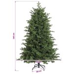 vidaXL Umelý Sklápací Vianočný Stromček 240 cm 300 LED Teplá biela – Obrázok 10