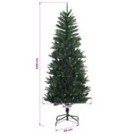 vidaXL Umelý Sklápací Vianočný Stromček 240 cm 300 LED Teplá biela – Obrázok 10