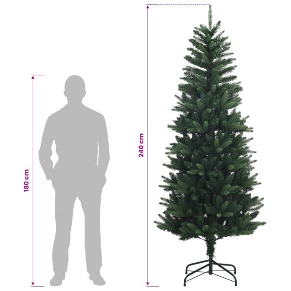 vidaXL Umelý Sklápací Vianočný Stromček 240 cm 300 LED Teplá biela – Obrázok 11
