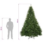 vidaXL Umelý Sklápací Vianočný Stromček 300 cm 600 LED Teplá biela – Obrázok 11