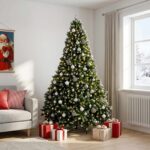 vidaXL Umelý vianočný stromček zelený s ozdobami 300 cm 600 LED – Obrázok 3