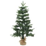 vidaXL Súprava mini vianočných stromčekov 45 cm PVC a PE Zelená – Obrázok 3