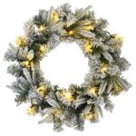 vidaXL Mini vianočný stromček 45 cm 125 LED Teplá biela PVC a PE – Obrázok 5
