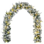 vidaXL Mini vianočný stromček 45 cm 125 LED Teplá biela PVC a PE – Obrázok 6