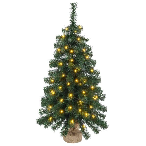 vidaXL Súprava mini vianočných stromčekov 60 cm 125 LED Teplá biela – Obrázok 4